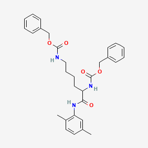 N~2~,N~6~-bis[(benzyloxy)carbonyl]-N-(2,5-dimethylphenyl)lysinamide