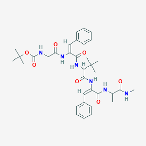 molecular formula C35H46N6O7 B115302 Boc-gdfldfa-nhme CAS No. 141695-65-0