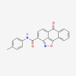 N-(4-Methylphenyl)-6-oxo-6H-anthra[1,9-CD]isoxazole-3-carboxamide