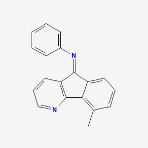 (9-Methyl-indeno[1,2-b]pyridin-5-ylidene)-phenyl-amine