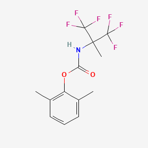 2,6-Dimethylphenyl (1,1,1,3,3,3-hexafluoro-2-methylpropan-2-yl)carbamate