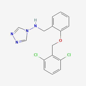 N-{2-[(2,6-dichlorobenzyl)oxy]benzyl}-4H-1,2,4-triazol-4-amine