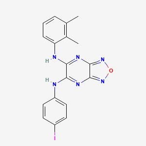 N-(2,3-dimethylphenyl)-N'-(4-iodophenyl)[1,2,5]oxadiazolo[3,4-b]pyrazine-5,6-diamine