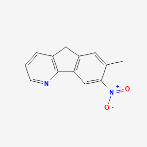 7-methyl-8-nitro-5H-indeno[1,2-b]pyridine