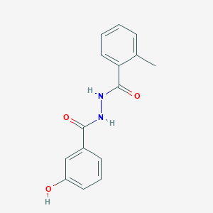 3-hydroxy-N'-(2-methylbenzoyl)benzohydrazide