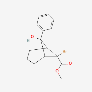 Methyl 6-bromo-7-hydroxy-7-phenylbicyclo[3.1.1]heptane-6-carboxylate