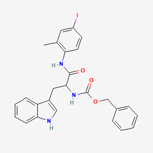 Nalpha-[(benzyloxy)carbonyl]-N-(4-iodo-2-methylphenyl)tryptophanamide