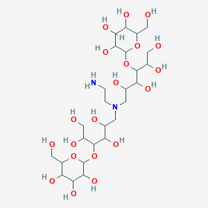 molecular formula C26H52N2O20 B115312 N,N-Dilactitolethylenediamine CAS No. 144486-15-7