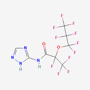 2,3,3,3-tetrafluoro-2-(heptafluoropropoxy)-N-(1H-1,2,4-triazol-3-yl)propanamide