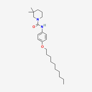 N-[4-(decyloxy)phenyl]-3,3-dimethylpiperidine-1-carboxamide