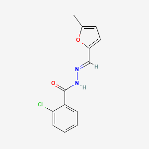 2-chloro-N'-[(E)-(5-methylfuran-2-yl)methylidene]benzohydrazide