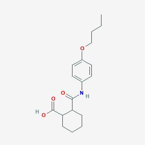 2-[(4-Butoxyphenyl)carbamoyl]cyclohexanecarboxylic acid