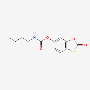 2-Oxo-1,3-benzoxathiol-6-yl butylcarbamate