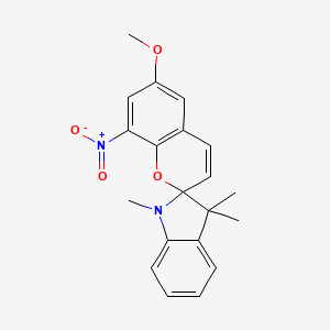 6-Methoxy-1',3',3'-trimethyl-8-nitro-1',3'-dihydrospiro[chromene-2,2'-indole]