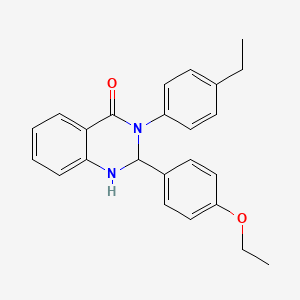 2-(4-ethoxyphenyl)-3-(4-ethylphenyl)-2,3-dihydroquinazolin-4(1H)-one