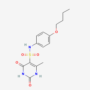 N-(4-butoxyphenyl)-6-methyl-2,4-dioxo-1,2,3,4-tetrahydropyrimidine-5-sulfonamide