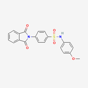 4-(1,3-dioxo-1,3-dihydro-2H-isoindol-2-yl)-N-(4-methoxyphenyl)benzenesulfonamide