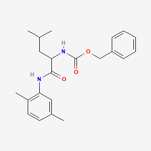 N~2~-[(benzyloxy)carbonyl]-N-(2,5-dimethylphenyl)leucinamide