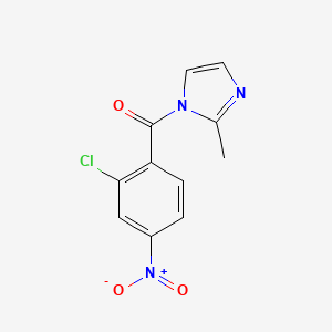 (2-chloro-4-nitrophenyl)(2-methyl-1H-imidazol-1-yl)methanone