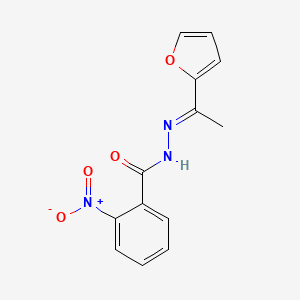 N'-[1-(2-furyl)ethylidene]-2-nitrobenzohydrazide