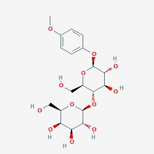 B115324 4-Methoxyphenyl 4-O-(b-D-galactopyranosyl)-b-D-glucopyranoside CAS No. 150412-80-9