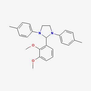 2-(2,3-Dimethoxyphenyl)-1,3-bis(4-methylphenyl)imidazolidine