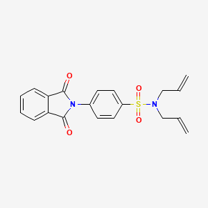 4-(1,3-dioxo-1,3-dihydro-2H-isoindol-2-yl)-N,N-di(prop-2-en-1-yl)benzenesulfonamide