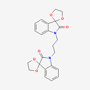 1',1''-propane-1,3-diylbisspiro[1,3-dioxolane-2,3'-indol]-2'(1'H)-one