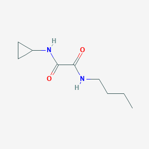 molecular formula C9H16N2O2 B11532638 N-butyl-N'-cyclopropylethanediamide 