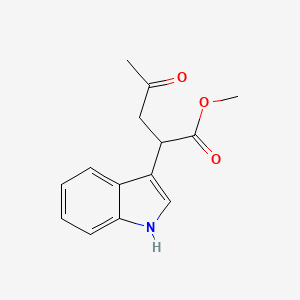 methyl 2-(1H-indol-3-yl)-4-oxopentanoate