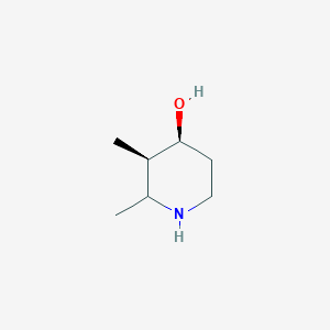 molecular formula C7H15NO B11532857 (3R,4S)-2,3-dimethylpiperidin-4-ol 