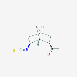 molecular formula C10H13NOS B115329 2-Acetyl-6-isothiocyanatonorbornane CAS No. 153495-76-2