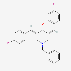 (3Z,5E)-1-benzyl-3,5-bis[(4-fluorophenyl)methylidene]piperidin-4-one