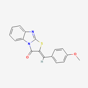 (2Z)-2-(4-Methoxybenzylidene)[1,3]thiazolo[3,2-a]benzimidazol-3(2H)-one