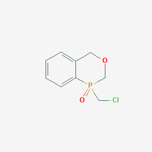 molecular formula C9H10ClO2P B11533077 1-(chloromethyl)-1,4-dihydro-2H-3,1-benzoxaphosphinine 1-oxide 