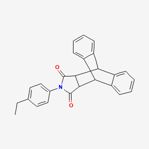 17-(4-Ethylphenyl)-17-azapentacyclo[6.6.5.0~2,7~.0~9,14~.0~15,19~]nonadeca-2,4,6,9,11,13-hexaene-16,18-dione (non-preferred name)