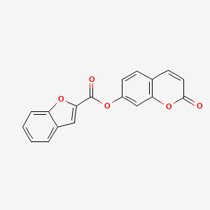 2-oxo-2H-chromen-7-yl 1-benzofuran-2-carboxylate