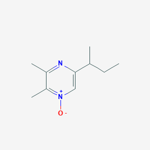 molecular formula C10H16N2O B115334 5-sec-Butyl-2,3-dimethylpyrazine 1-oxide CAS No. 143463-84-7