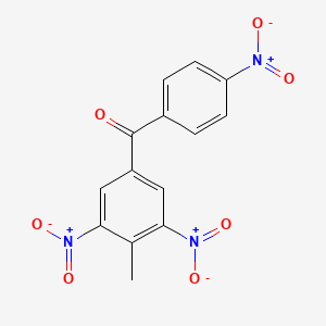 (4-Methyl-3,5-dinitrophenyl)(4-nitrophenyl)methanone