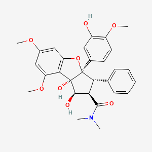 molecular formula C29H31NO8 B1153346 3'-Hydroxyrocaglamide CAS No. 189322-67-6