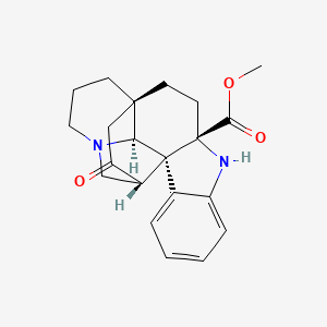 molecular formula C21H24N2O3 B1153356 甲基去甲氧羰基查诺弗鲁蒂科酸酯 CAS No. 80151-89-9