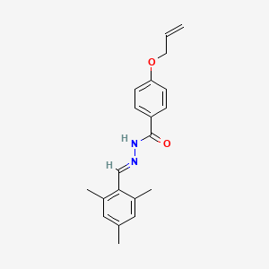 4-(prop-2-en-1-yloxy)-N'-[(E)-(2,4,6-trimethylphenyl)methylidene]benzohydrazide