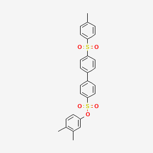 3,4-Dimethylphenyl 4'-[(4-methylphenyl)sulfonyl]biphenyl-4-sulfonate