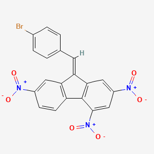 (9E)-9-(4-bromobenzylidene)-2,4,7-trinitro-9H-fluorene