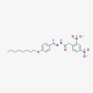 2-(2,4-Dinitrophenyl)-N'-[(E)-[4-(octyloxy)phenyl]methylidene]acetohydrazide