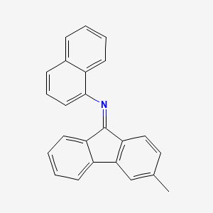 molecular formula C24H17N B11533997 N-[(9Z)-3-methyl-9H-fluoren-9-ylidene]naphthalen-1-amine 