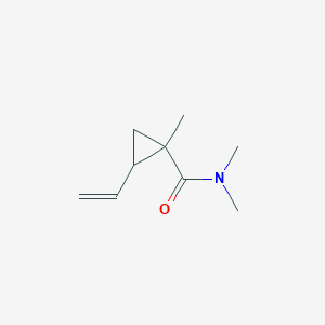 B011534 Cyclopropanecarboxamide, 2-ethenyl-N,N,1-trimethyl-(9CI) CAS No. 110890-16-9