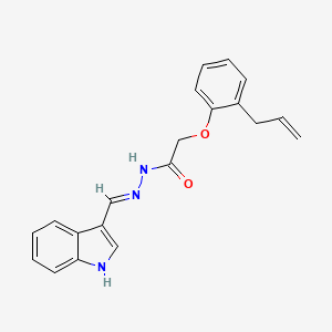 N'-[(E)-1H-indol-3-ylmethylidene]-2-[2-(prop-2-en-1-yl)phenoxy]acetohydrazide