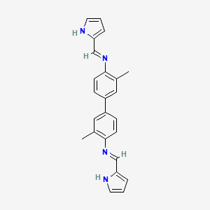 3,3'-dimethyl-N,N'-bis[(E)-1H-pyrrol-2-ylmethylidene]biphenyl-4,4'-diamine