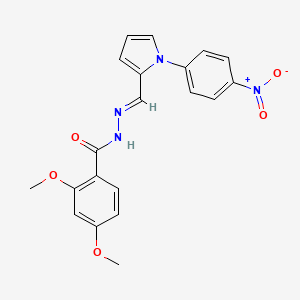 2,4-Dimethoxy-N'-[(E)-[1-(4-nitrophenyl)-1H-pyrrol-2-YL]methylidene]benzohydrazide